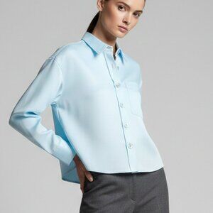J. Crew Pale Blue Relaxed Button-Down Shirt